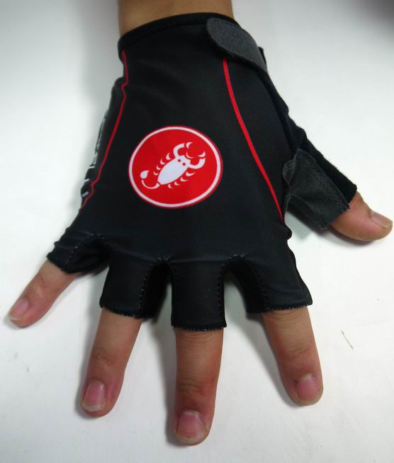Handschoenen Castelli 2015 zwart and rood